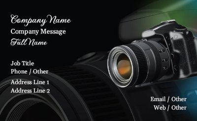 Photography Classic Visiting Cards Templates & Designs | Vistaprint