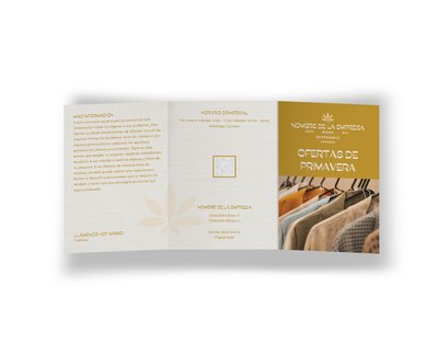 Plantillas y diseños para folletos plegados, ropa | Vistaprint