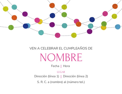 Invitación de fiesta de cumpleaños de la niña, invitaciones de cumpleaños de  cualquier edad, fiesta de cumpleaños, invitación de cumpleaños de la niña  imprimible -  España
