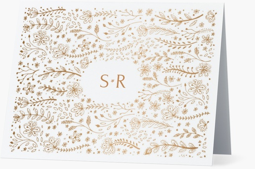 A stationery elegant white cream design for Wedding