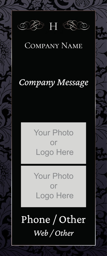 A logo high class black design for Elegant with 2 uploads