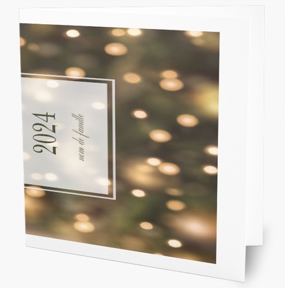 Bonne Année 2024 - Lot De 5 Cartes De Voeux Professionnelles - Format  Carnet 15X15Cm - Avec Enveloppes (Bleu Sapin)[u11492] - Cdiscount  Beaux-Arts et Loisirs créatifs