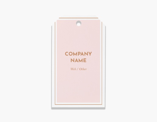 Boho Small Business Hang Tag Boutique Clothing Tag Template 