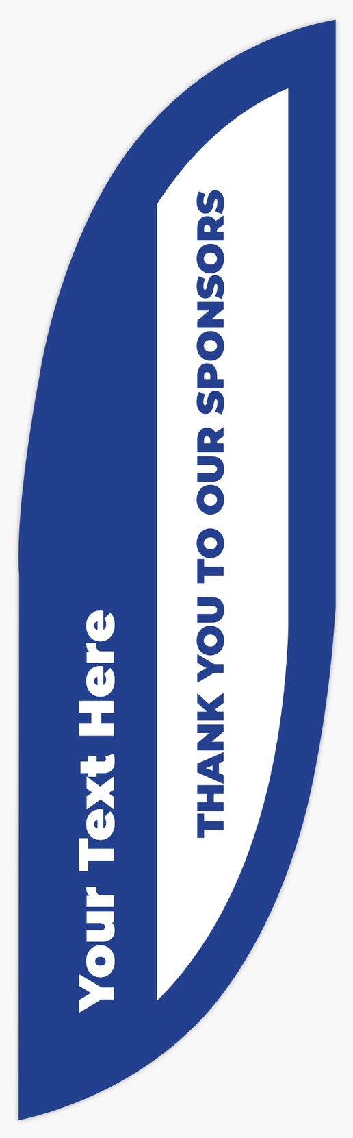 A vertical fundraiser blue white design for General Party