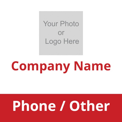 A image photo placeholder cream red design with 1 uploads