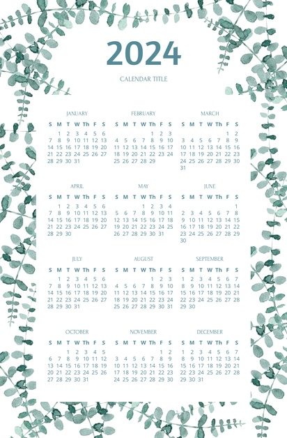 A calendar calendars white gray design for Floral