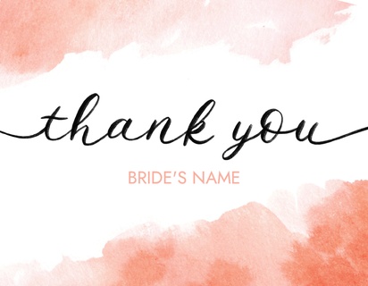 A thank you girly white pink design