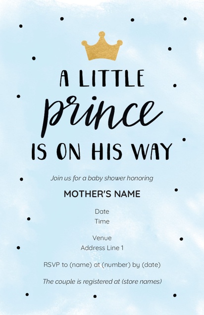 A baby baby boy white gray design for Baby Shower