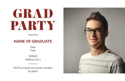 A virtual graduation grad black brown design for Events with 1 uploads