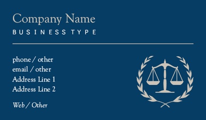 A lawyer legal blue gray design
