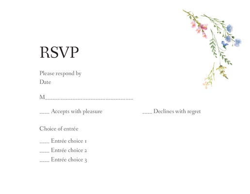 A enclosure card wedding gray cream design for Events