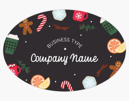 A coffee shop christmas black brown design for Holiday