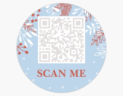 A scan me christmas white pink design for Holiday