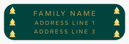 Classic Monogram Monogram Return Address Labels 1 X 