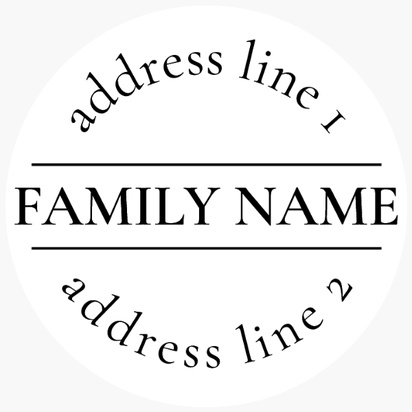 A simple modern cream design for Address