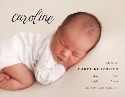 A simple baby name black design for Gender Neutral with 1 uploads