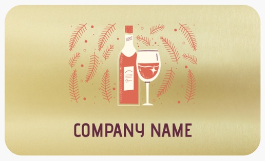 A holiday party wine shop orange brown design for Holiday