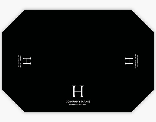 A monogram professional black gray design for Modern & Simple