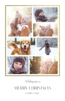 A photo grid 7 photos white design for Elegant with 7 uploads