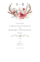 A blooming botanicals wedding ceremony white design for Wedding