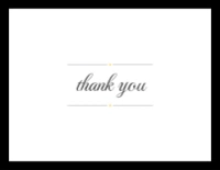 A thank you graduation white black design for Events