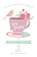 A cute tea cream pink design for Events