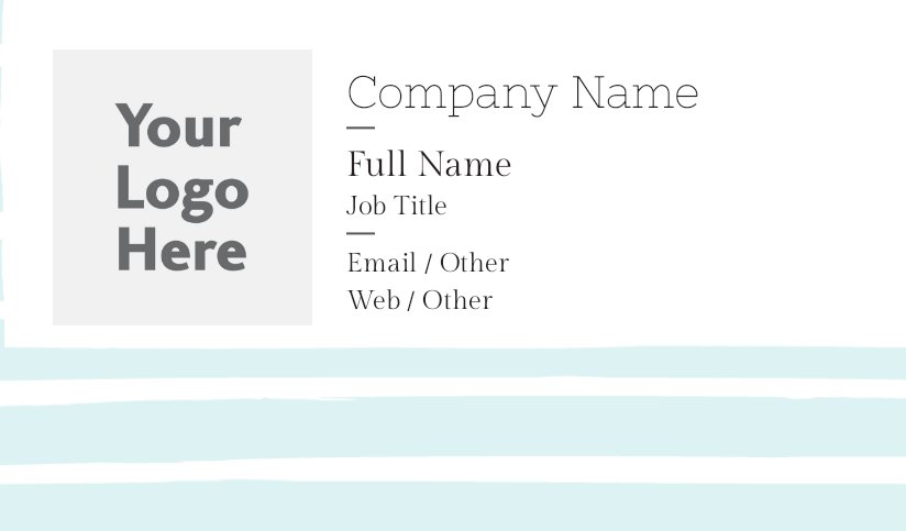 free business cards templates for word