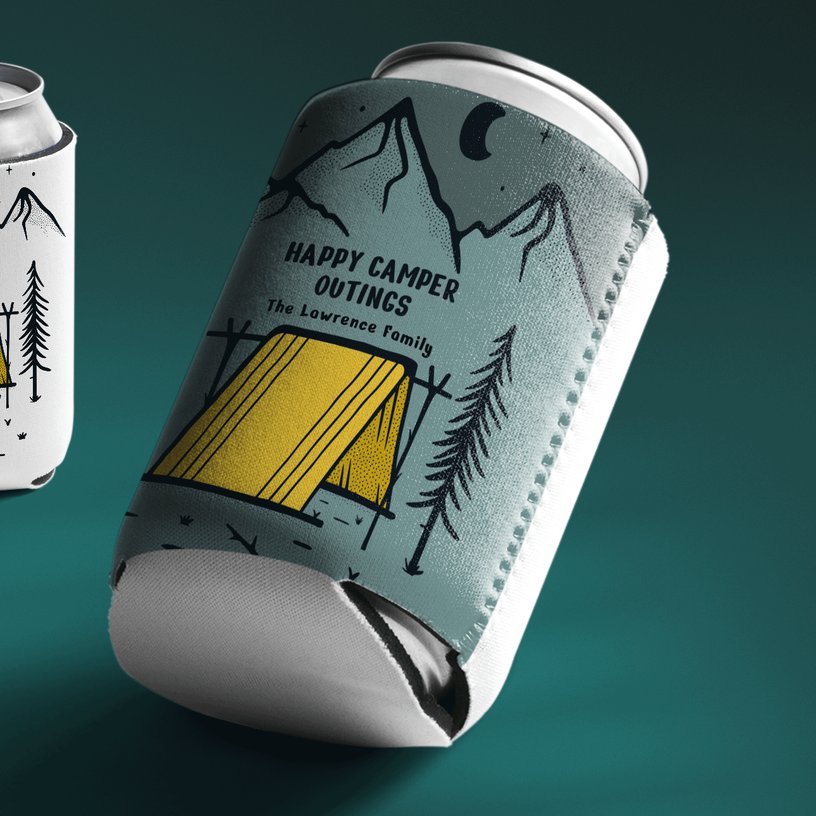 Custom coolers: print personalised can coolers Vistaprint UK