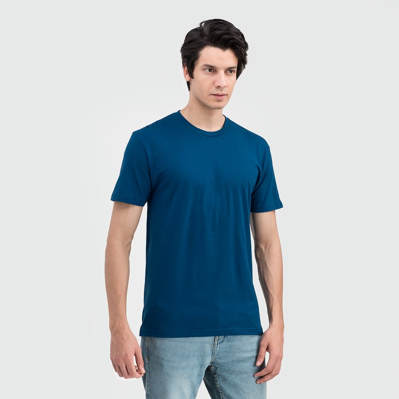 Next Level Men's Premium Fitted T-Shirt 2-Pack - Short Sleeve Crew Neck In Midnight Navy & Forest