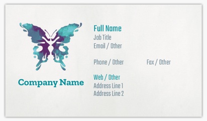 Design Preview for Design Gallery: Animals Standard Visiting Cards