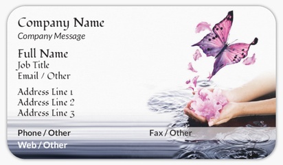 Design Preview for Nature & Landscapes Rounded Corner Business Cards Templates, Standard (3.5" x 2")