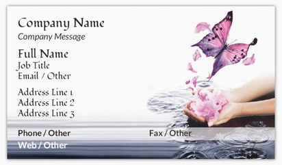 A feminine thai massage white gray design for General Party