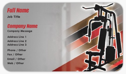 Design Preview for Sports Medicine Rounded Corner Business Cards Templates, Standard (3.5" x 2")