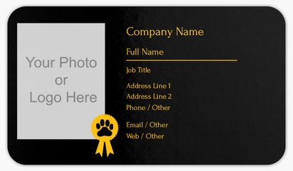 Design Preview for Animals & Pet Care Rounded Corner Business Cards Templates, Standard (3.5" x 2")