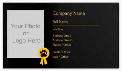 Design Preview for Animals & Pet Care Standard Business Cards Templates, Standard (3.5" x 2")