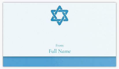 A judaism religious white blue design for Religious