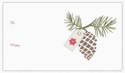 A groene inzameling nature white brown design for Christmas
