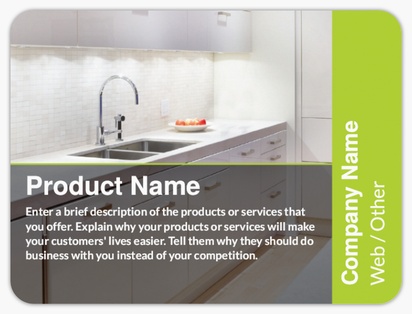 Design Preview for Design Gallery: Kitchen & Bathroom Remodelling Product Labels on Sheets, Rounded Rectangle 10 x 7.5 cm