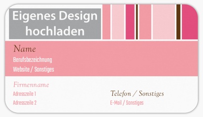 Designvorschau für Designgalerie: Visitenkartenaufkleber Kosmetik & Schönheitsberatung