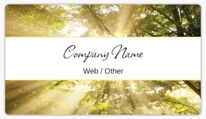 Design Preview for Design Gallery: Nature & Landscapes Product Labels, 8.7 x 4.9 cm Rounded Rectangle