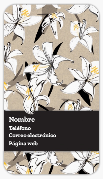 Vista previa del diseño de Galería de diseños de tarjetas de visita adhesivas para floristerías, Pequeño