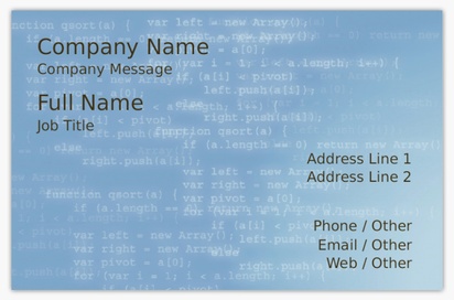 Design Preview for Design Gallery: Technology Recycled Matte Business Cards, Standard (85 x 55 mm)