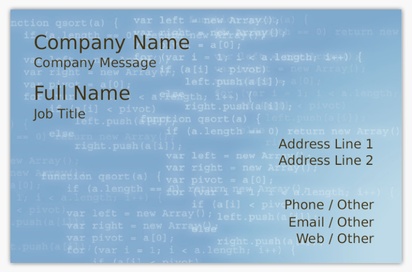 Design Preview for Design Gallery: Database Architecture & Data Management Textured Uncoated Business Cards