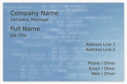 Design Preview for Design Gallery: Software Development Pearl Business Cards