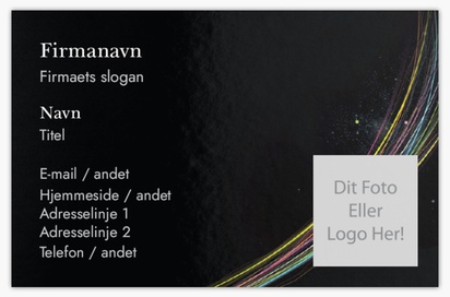 Forhåndsvisning af design for Designgalleri: Produktion og distribution Ekstra tykke visitkort, Standard (85 x 55 mm)