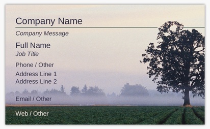 Design Preview for Design Gallery: Nature & Landscapes Standard Business Cards, Standard (91 x 55 mm)