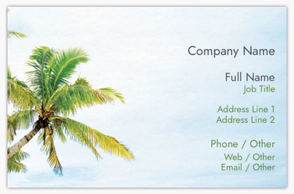 Design Preview for Design Gallery: Accommodations Textured Uncoated Business Cards