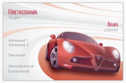 Förhandsgranskning av design för Designgalleri: Bilförsäljare Extratjocka visitkort, Standard (85 x 55 mm)
