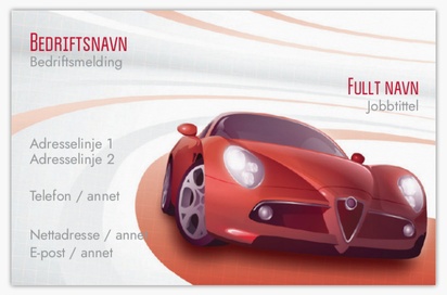 Forhåndsvisning av design for Designgalleri: Bilforhandlere Standard visittkort, Standard (85 x 55 mm)