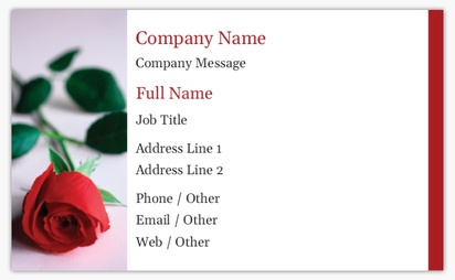 Design Preview for Design Gallery: Introduction & Dating Agencies Standard Business Cards, Standard (91 x 55 mm)
